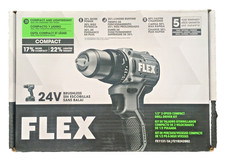 FLEX FX1131-1A 24V 1/2" 2-speed Compact Drill Driver Kit Battery 2.5 Charger NIB