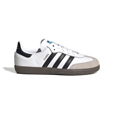 Little Kid's Adidas Samba OG C Cloud White/Core Black-Gum IE3677 