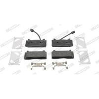 Bremsbelagsatz Scheibenbremse Ferodo FDB4932 Premier FüR Alfa Romeo Fiat