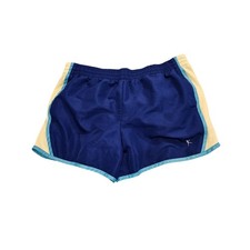 Danskin Now Womens Running Shorts Blue Athletic Activewear Size Medium 8-10