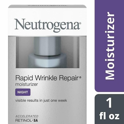 Neutrogena Rapid Wrinkle Repair Nachtfeuchtigkeitscreme mit Retinol, 29 ml