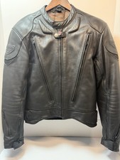 Armored First Gear Pilot Leather Motorcycle J...