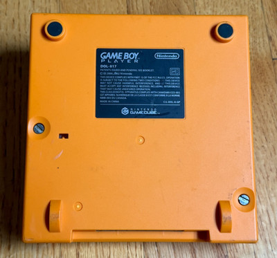 GAME BOY PLAYER BASE ONLY Nintendo GameCube DOL-017 Spice Orange Good Works