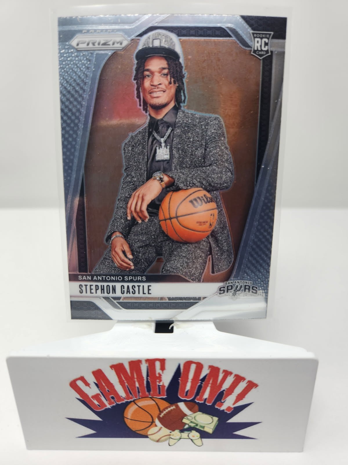2024-25 Panini Prizm #234 Stephon Castle RC Rookie Image Variation sc