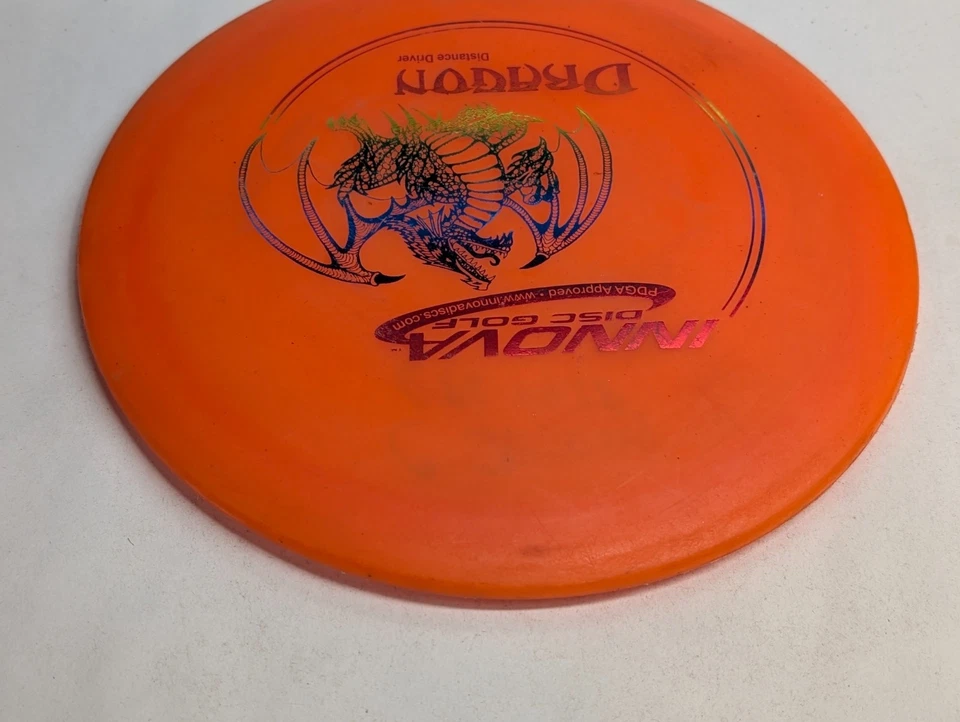 Innova DX Dragon Disc Golf Distance Driver PFN 150g Orange Lightweight - Image 4 of 4