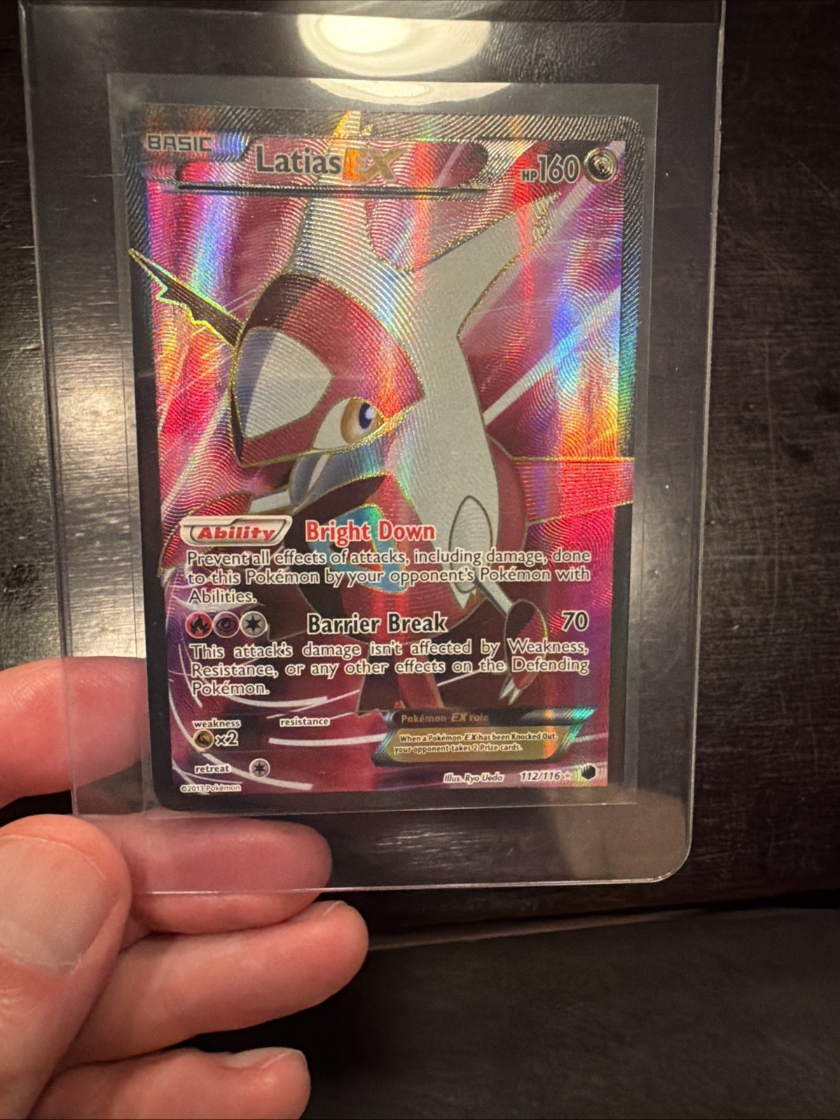 Latias EX (112 Full Art) 112/116 Plasma Freeze Holo