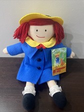 Eden Madeline 15" Dressable Plush Cloth Doll Blue Coat Yellow Hat 1994 33330