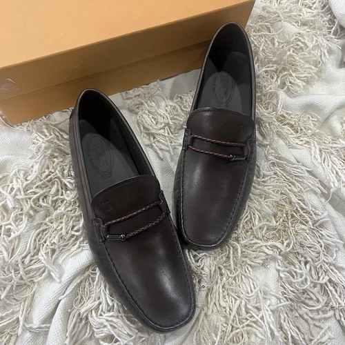 Tod's Morsetto Club Nuovo Gommini Slip On Drivers Testa Moro Tod’s 8.5 US 10 NUOVO