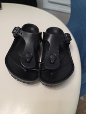 Birkenstock Black Eva Gizeh Slip On Sandal EU33 Youth Kids Size 2 Shoes
