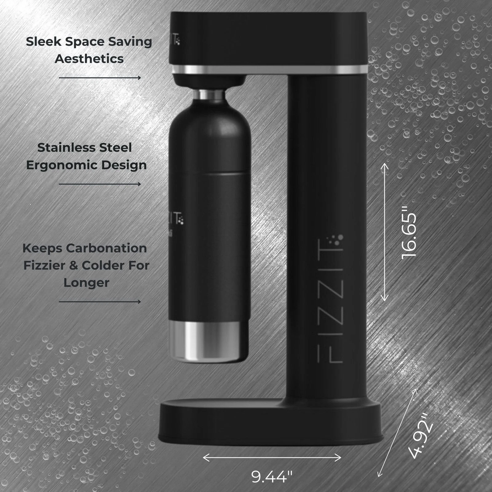 FIZZIT Sparkling Water and Soda Maker - Thumbnail 3
