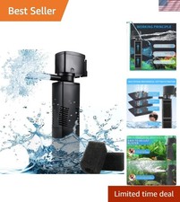 High-Efficiency Aquarium Filter for 55-150 Gallon Tanks - 300 GPH Powerful Pump