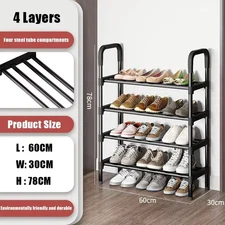 8-Tier Metal Shoe Rack – Space-Saving Multi-Functional Storage Shelf for Home