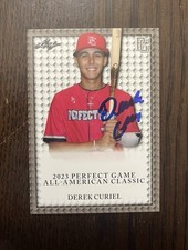 Derek Curiel Signed 2023 Leaf Perfect Game All American Auto LSU Tigers