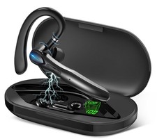 Bluetooth Headset, Wireless Bluetooth Earpiece with 400mAh Charging Case 55 H...