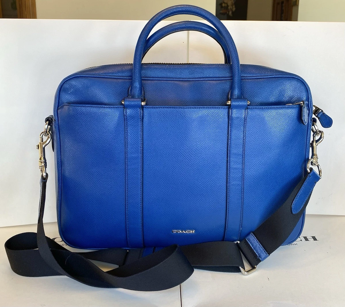 Coach Blue Briefcase/Document Case Bags for Men for sale | eBay