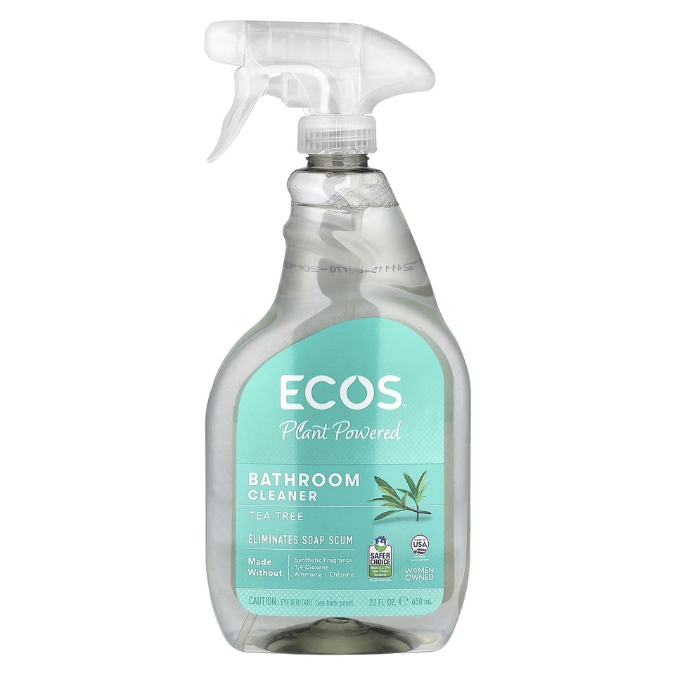 Ecos®, Plant Powered Bathroom Cleaner, Tea Tree, 22 fl oz (650 ml)