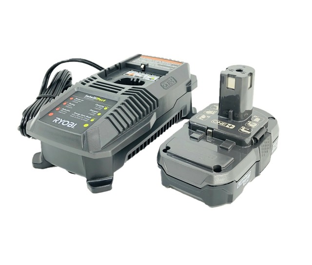 2 Ryobi P102 1.3ah 18v Lithium Ion 