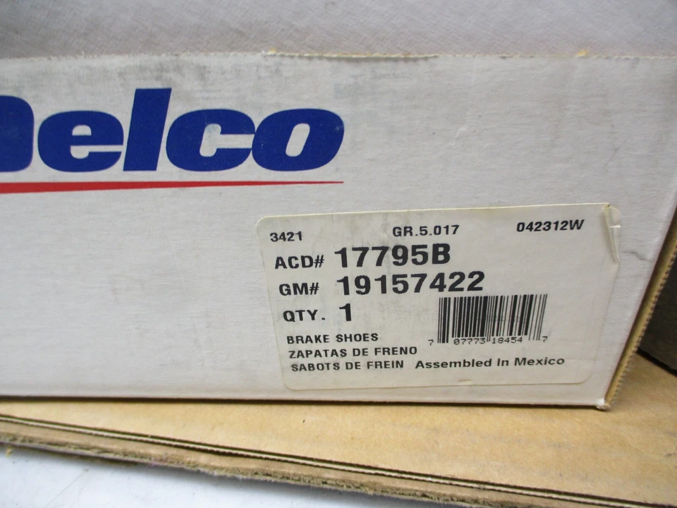 Drum Brake Shoe-LS Rear ACDelco 17795B - Изображение 2 из 2