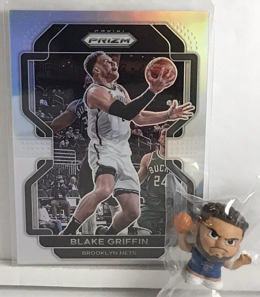 Figura Blake Griffin NBA Teenymates 1" con Prizm 2021-22 PLATA HOLO Prizm #178 Foto 3 de 4