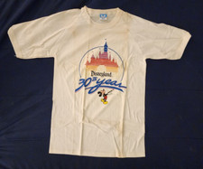 Vintage Disneyland 30th Year Anniversary White T-Shirt USA Size M