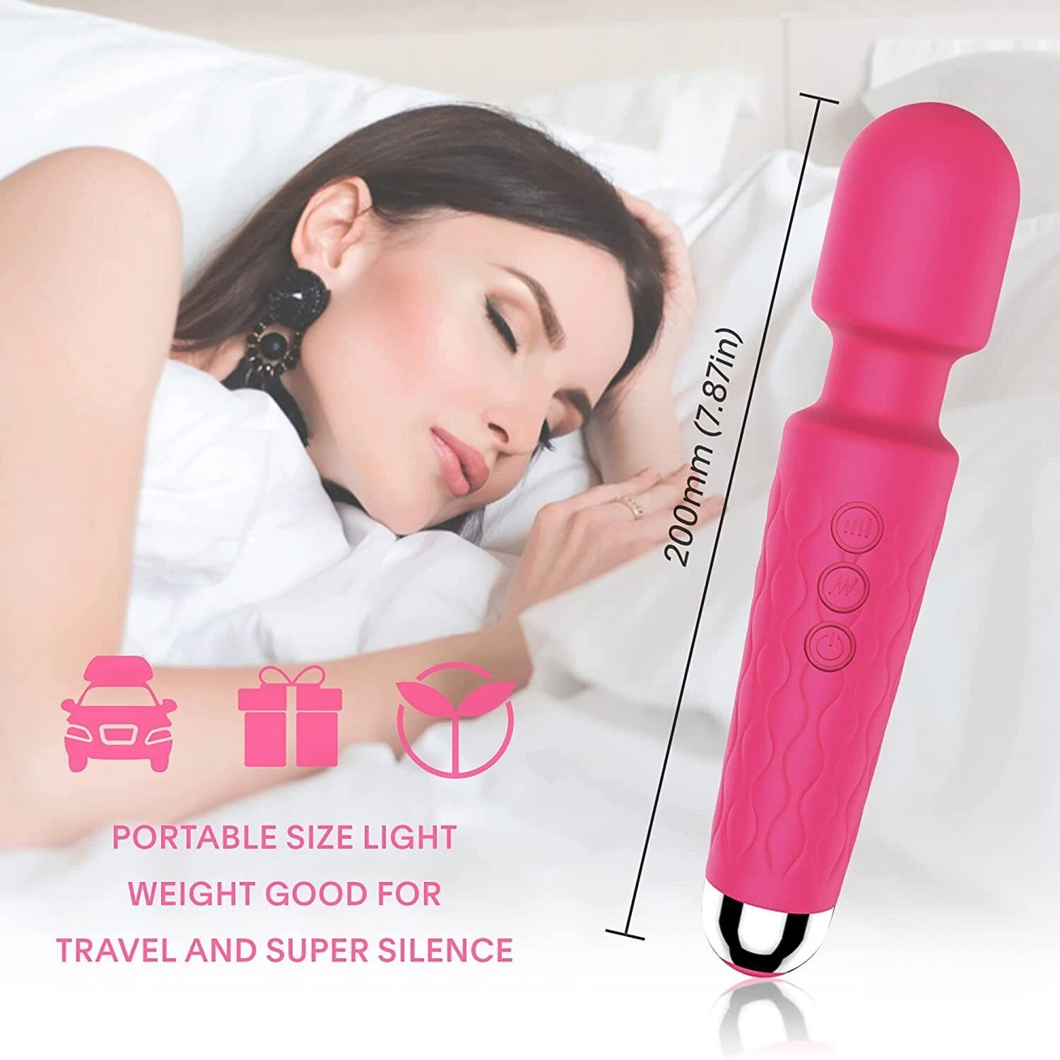 Handheld Massager 20 Speed Wand Vibrating Massage Magic Full Body Therapy Motor Handheld Massager 20 Speed Wand Vibrating Massage Magic Full Body Therapy Motor