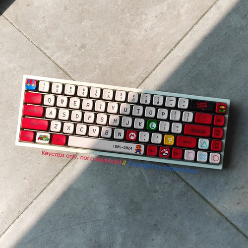 Super Mario Anime PBT Keycap Set Shine Through for Cherry MX Mechanical Keyboard - Picture 5 of 12