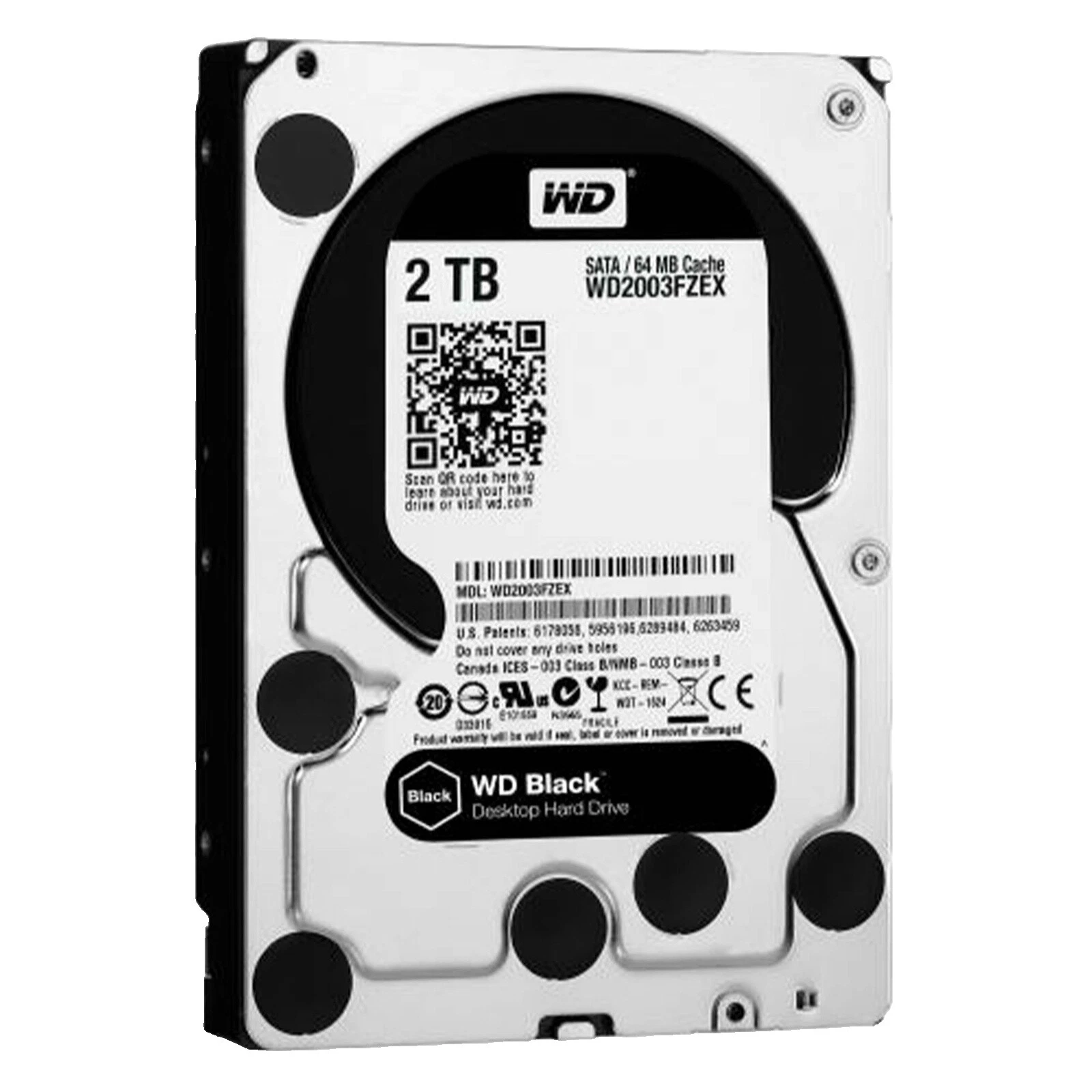 Western Digital SATA I Internal Hard Disk Drives 2TB Storage Capacity