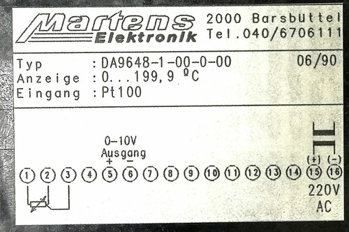 Martens Électronique DA9648-1-00-0-00 Economie - Photo 3 sur 5
