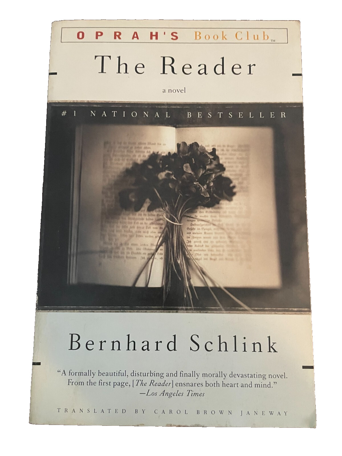 The Reader - Paperback By Bernhard Schlink Oprah's Book Club