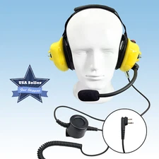 Two-Way Radio Behind The Head Noise Canceling Headset for Motorola Mag One BPR40