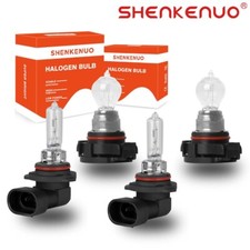 For Jeep Cherokee 2014-2019 Headlight Fog Light Bulbs Halogen H11 9005 3400K