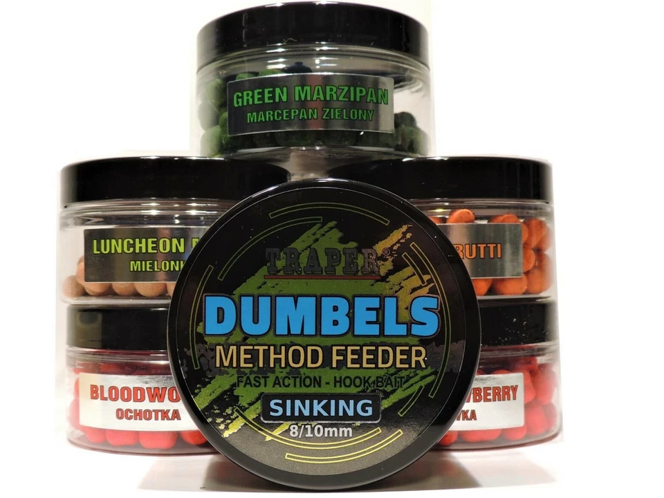Method Feeder Dumbels Sinking Köder Karpfenköder Hakenpellets Dumbells 30 Sorten - Bild 2 von 4