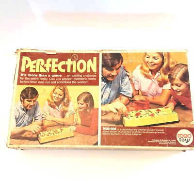Vintage 1973 Game Perfection by Reed Toys - One Broken Piece