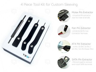 Teqi Pin Removal Extractor Tools For Atx Eps Pci E Psu Fan Molex 24 Connectors 7625849778953 Ebay
