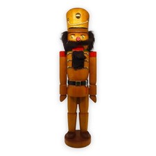 Nussknacker Soldat 40 cm Holz Weihnachten Vin...