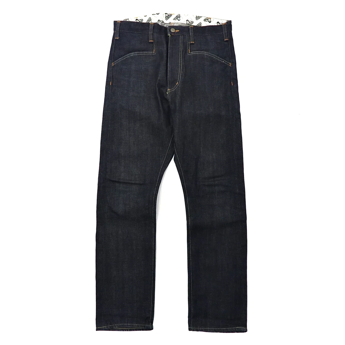 BEN DAVIS Denim PANTS 32 Blue Cotton Rigid Denim Japan MADE