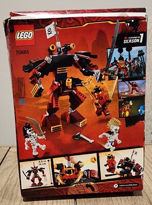 Lego Ninjago Legacy 70665 The Samurai Mech Incomplete With Box