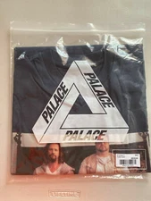 Palace skateboard Dude Big Lebowski logo Navy sz M !!! Tri ferg Triferg help