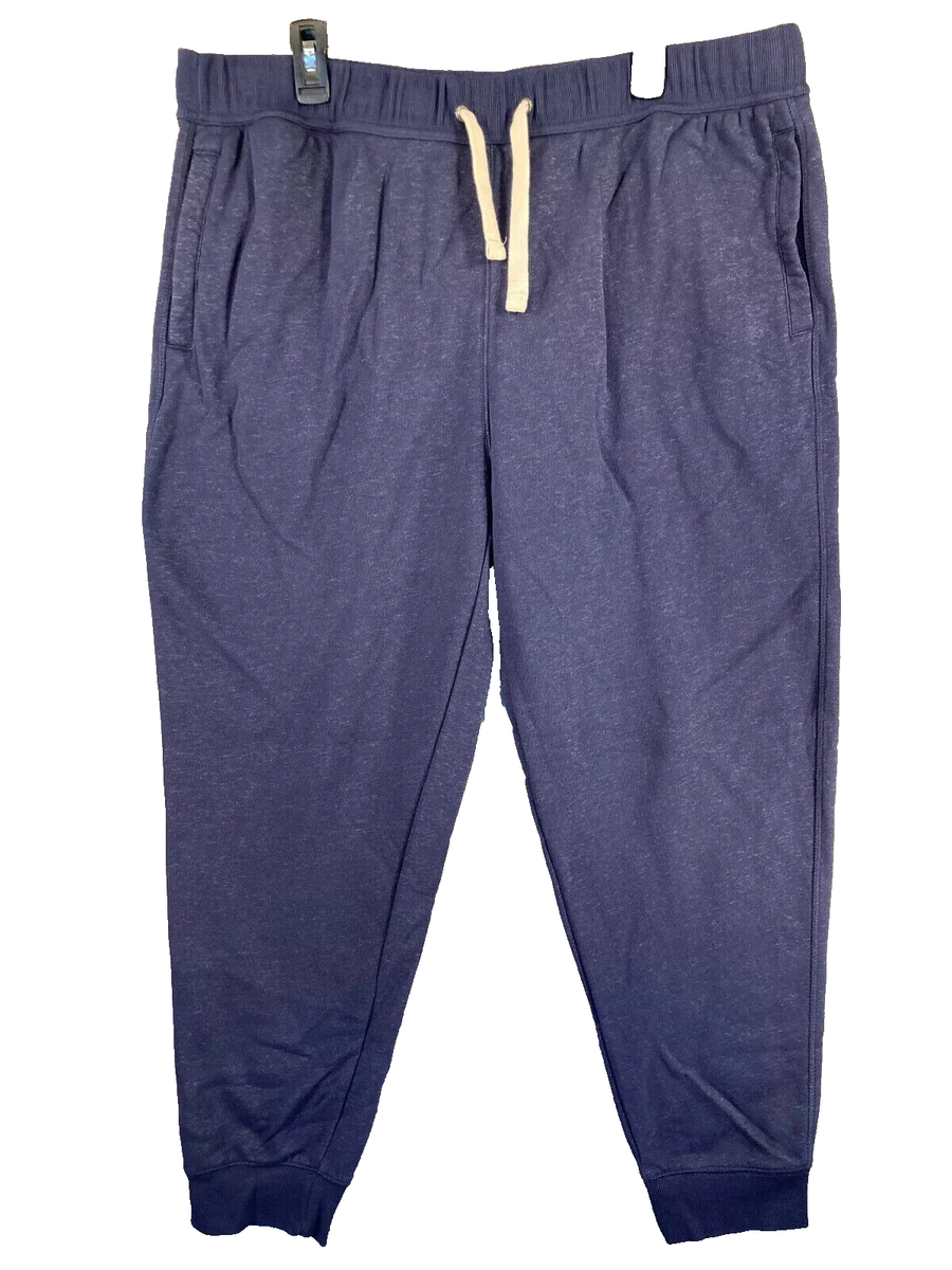 Members Mark Sweatpants Men XL Blue Newport Jogger Pockets