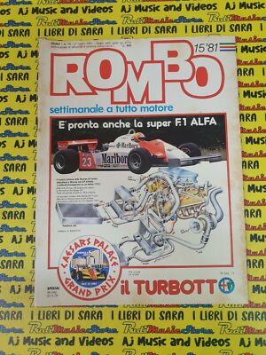 Rivista ROMBO settimanale anno 1 n.15 27 luglio 1981 MAURO BALDI (AM3)