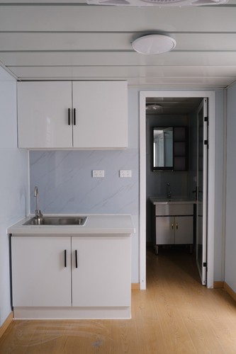 defect special discounted price grey studio container home 1bed 1bath 1kitchen - Picture 7 of 7