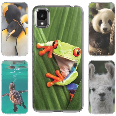 For TCL 30z 30LE ION z ShockProof TPU Phone Case Cover+Tempered Glass-CTE