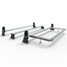 Vauxhall Vivaro ROOF RACK bars roller stops low roof 2015 to 2019 AT115LS+A30