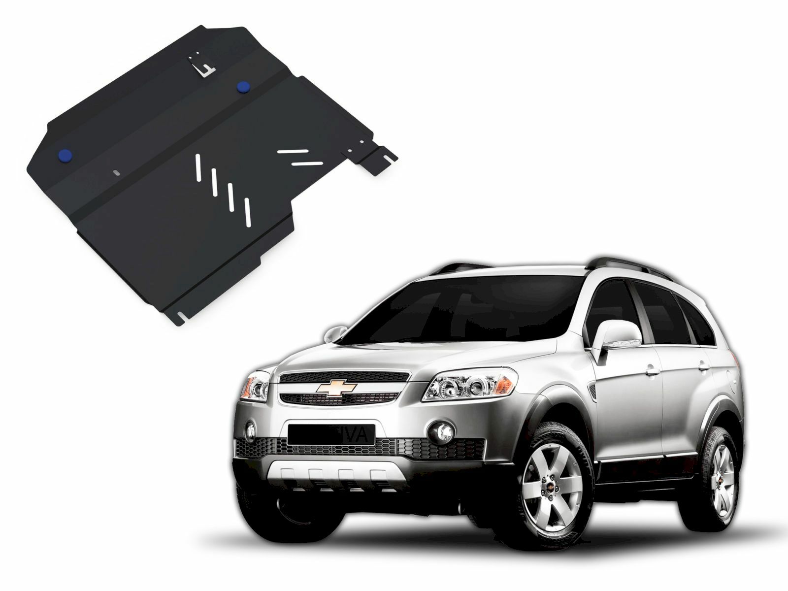 Protection sous moteur en acier premium pour Chevrolet Captiva 2006-2011 haute résistance