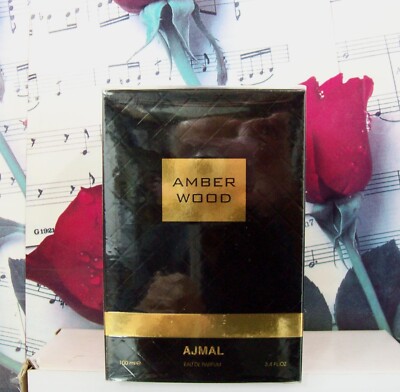 Ajmal Amber Wood Unisex 3.4 FL. OZ. EDP Spray. Sealed Box.