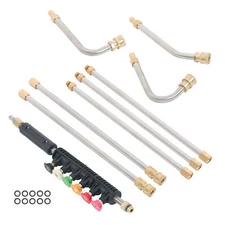 LABLT 9 Set of Pressure Washer Extension Wand, Replacable Upgraded Washer Lance