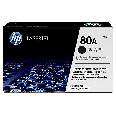 Картридж hp cf280a (80a) для принтеров hp lj Pro 400 m401/Pro 400 mfp m425. черный. 2700 страниц. (886111144143)