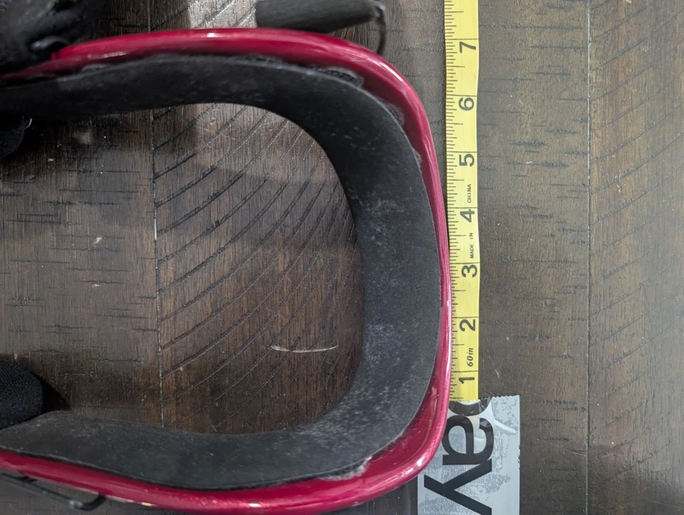 Rodillera Donjoy Defiance ACL OA izquierda ACL ajuste personalizado fibra de carbono roja ¡LEER!! Foto 3 de 4