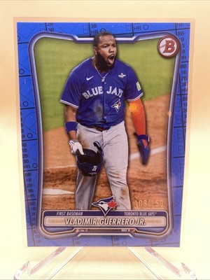 Vladimir Guerrero Jr. 2026 Bowman #61 Blue Pattern /150 Blue Jays Color Match