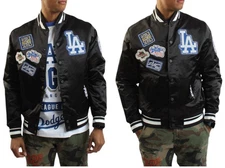 Rare Pro Standard MLB Los Angeles Dodgers Pick Stitch Satin Jacket Mens Size M